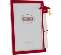 PuntoCasaStore Portafoto Laurea Cornice Bianco 10x15 con Pergamena Bianca e Tocco Rosso Decorazione bomboniera Bagutta 2026 Idea Regalo