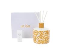 PuntoCasaStore PROFUMATORE Decorazione Oro in Porcellana D.10xH.11 CM con Scatola Regalo