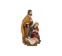 PuntoCasaStore Sacra Famiglia Natività Presepe in Resina Natale 2025 Decorazione Religiosa casa Ufficio Simbolo Fede Tradizione Idea Regalo statuine (NATIVITA' 7x6xh.12CM)
