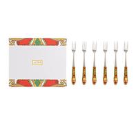 PuntoCasaStore Set 6 FORCHETTINE Royal Carousel 15 CM BOMBONIERA Idea Regalo con Astuccio