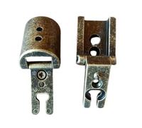 PuntoLuceLed 2 Pezzi Cerniere in lega metallica finitura bronzata con scodellino 27 mm e basetta per mobili antichi e ante in battuta - Stile Arte Povera A0109