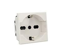 puntoluceled Presa Schuko 2P+T 16A compatibile con BTicino Axolute - Bianco - Modulo da incasso