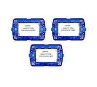 puntoluceled Set 3 Supporti Telaio Portafrutti compatibili con BTicino Living Light e Living International 3 moduli - Incasso cassetta 503 (X 3 Supporto)