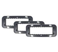 puntoluceled Set 3 Supporti Telaio portafrutti compatibili con con BTicino Axolute 7 Moduli | Incasso 503 504 506 (Compatibile Axolute 6 moduli | Incasso cassetta 506