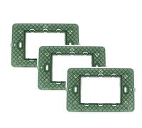 puntoluceled Supporto Telaio Compatibile con Vimar Plana 7 Moduli | Incasso 503 504 507 (Compatibile Plana, 3 Moduli)