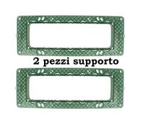 puntoluceled Supporto Telaio portafrutti compatibile con Vimar Plana 7 moduli - Incasso cassetta 507