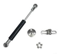 Puntoni a gas 20N da 15,2 cm, supporto per coperchio idraulico, con viti di montaggio, per armadietti, cassette degli attrezzi (argento)