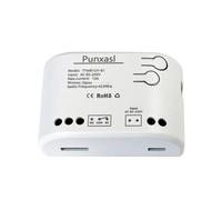 Punxasl Smart Relay Switching Module, Zigbee 1CH Wireless Remote Smart Garage Door Opener AC 85-220V / USB 5 V Smart Life Telecomando a secco Contatto Momentry Switch