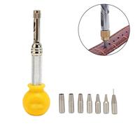 Punzonatrice automatica per fori in pelle facile da usare con opzioni di diametr