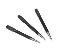 Punzonatrice centrale in acciaio legato con modelli da 1 5 mm, 2 mm, 3 mm, per marcatura accurata su metallo, legno, plastica prima di praticare fori (3 pezzi)