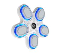 Punzonatrice da boxe, attrezzatura per allenamento musicale, bersaglio intelligente wireless da parete con struttura resistente, accessorio per allenamento di boxe, strumento di allenamento con design