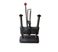 Punzonatrice da tavolo a doppia colonna con pressa manuale per albero | Punzonatrice manuale, strumento per goffratura della pelle, pressa per stampa manuale, mini pressa da banco, perforatrice