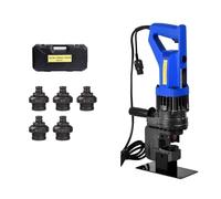 Punzonatrice Idraulica 10T,Macchina Elettrica 2200W con 5 Matrici