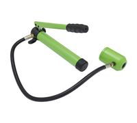 Punzonatrice idraulica 80kN - Set da 6 pezzi con hub da 25 mm, dimensioni fori da 1/2" a 2", impugnatura ergonomica e valigetta per il trasporto per punzonatura precisa in acciaio e metallo (verde)