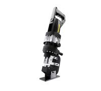 Punzonatrice Idraulica Elettrica 2200W con Valigetta, 7 Punzoni, Foratura Rapida in 1 Secondo per Acciaio, Alluminio, Rame, Ferro fino a 8mm, 18 Tonnellate