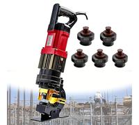 Punzonatrice idraulica elettrica portatile Punzonatrice in metallo for ferro Rame Piastra in alluminio Acciaio angolare Facile da usare for principianti e professionisti(Angle steel version)