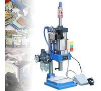 Punzonatrice Idraulica Elettrica, Punzonatrice pneumatica, punzonatrice for fori a matrice con 2 pulsanti for la punzonatura e fresatura di lamiere(200kg)