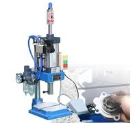 Punzonatrice Idraulica, Punzonatrice Elettrica, Pressa da tavolo Piccola macchina for rivettatura ad alta precisione a milza di gas con 2 pulsanti(300kg)