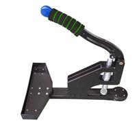 Punzonatrice per occhielli in metallo per montaggio su etichette, comoda maniglia per un facile utilizzo con tavola KT e display per panno fotografico