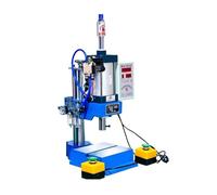 Punzonatrice pneumatica 200 kg Colonna singola 63 Tipo Panca Pressa Piccola Gas Spleen Macchina Rivettatrice ad alta precisione per principianti uso fai da te(Standard)