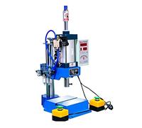 Punzonatrice pneumatica 200 kg Singola Colonna 63 Tipo Rivettatrice ad Alta precisione for pressa da banco Piccola milza a Gas Durevole e Versatile (Color : Dual Buttons, Size : Type)