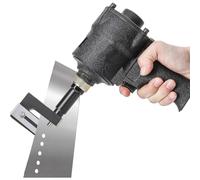 Punzonatrice Pneumatica Industriale, Utensile Pneumatico per La Punzonatura dei Metalli, Mandrino Rotante A 360 Gradi, Punzone con Margine Regolabile (5.5mm)