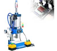 Punzonatrice pneumatica, Pressa da tavolo con pedale, pressione Mpa 0,4-0,7, altezza di lavoro 200mm, design a doppio pulsante