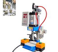 Punzonatrice pneumatica, punzonatrice industriale resistente con display digitale, pressione di esercizio da 0,4 a 0,8 MPa, per lavorazione dei metalli e attività di rivettatura