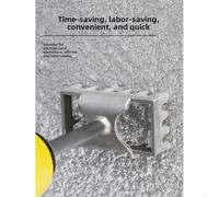 Punzonatrice professionale a 86 fori in acciaio inossidabile per la creazione precisa di fori in cemento e cartongesso (A)