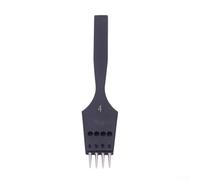 Punzonatrice rotonda per cuoio, punta sostituibile, per diversi metodi di cucito nella lavorazione della pelle (4 mm, 4 denti)