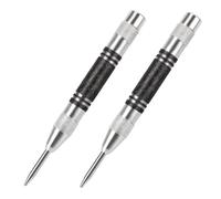 Punzone automatico 2 pezzi di punzone centrale automatico for impieghi gravosi, punzone centrale a molla in acciaio da 5'', punzone centrale a impatto a molla regolabile