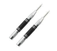 Punzone automatico Punzone centrale da 128 mm, localizzatore automatico a molla, battuta for vetro, finestra rotta, argento, nero, utensile for punzonatura automatica, punte da trapano(2pc 128mm set)