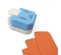 Punzone per Angolo 4mm 7mm 10mm 3 in 1 Taglierina per Angolo di Carta con Maniglia a Leva, Taglierina per Buchi di Carta fai da te per Scrapbooking Photocards Carta Artigianato