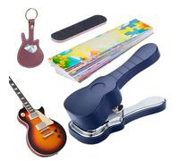 Punzone Per Plettro Per Chitarra - Kit Perforatore Per, Set Di Perforazione Per Plettro Per Basso | Strumento Professionale Per La Creazione Di Plettri Per Chitarra, Basso, Ukulele, Performance,