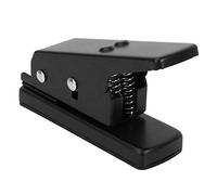 Punzone per plettro per chitarra Punzone per plettri per chitarra fai da te Puncher con 2 strisce per plettro per chitarra Regalo per chitarristi(Nero)