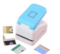 Punzone timbro - Taglierina per goffratura per foro di affrancatura quadrato | Strumento per timbri a forma di scrapbooking, perforatrice di carta di precisione per biglietti di auguri, aula
