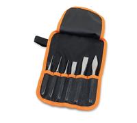 Punzoni Beta 38/B6N Serie 2 1 Bulino, 2 Scalpelli Piatti E 1 Ugnetto Avvolgibile