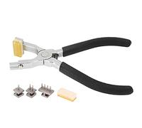 Punzoni Ficep Pinza Foratrice 5mm, Pinza Per Cuciture in Acciaio Inossibile, Strumento Per Forare Cuoio e Metallo - Alta Durabilità, Uso Manuale Semplice, Ideale per Calzolaio e Fai Te