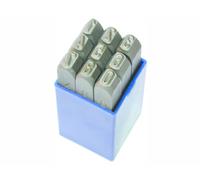 Punzoni in acciaio per marcatura lamiere e materiali duri lettere o numeri