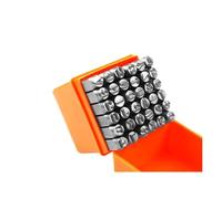 punzoni lettere e numeri 36 pezzi 1,5 mm-8 mm set di timbri metallici in acciaio professionale con numeri e lettere in lega realizzati for lo stampaggio artigianale gioielli(3mm)