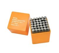 punzoni lettere e numeri 36 pezzi 3 mm set di timbri in metallo in acciaio for numeri e lettere, strumenti for punzonatura gioielli a mano, strumento for timbratura