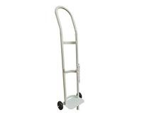 Può contenere bombole di ossigeno da 8-10 litri, carrello for impieghi gravosi con ruote grandi, scaffale portaoggetti in acciaio for armadietto del gas(Milk)