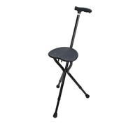 Può contenere fino a 199,6 kg di canne pieghevoli con sedile per bastone da passeggio regolabile in altezza con manico smerigliato con stampelle in pietra per terapia magnetica