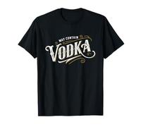 può Contenere Una Maglietta Vodka Humor Classic Cocktail Lover Maglietta