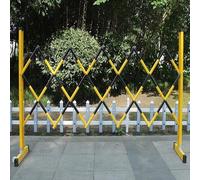 Può espandere le barriere mobili, Fiberglass Traffic Barricade Black And Red Multiple Sizes(Noir,1,2 x 3,5 m)
