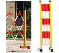 Può espandere le barriere mobili, Retractable Espandable Barricade With Wheels FRP Red And White Multiple Sizes(1.2x2.5m)