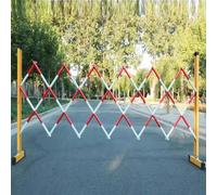 Può espandere le barriere mobili, Retractable Espandable Folding Mobile Traffic Safety Barrier Multicolore Multiple Sizes(Red,1.2x2m)