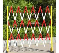 Può espandere le barriere mobili, Retractable Traffic Barricade Expandable Safety Recinzione/Black Multiple Sizes(Red,1.2x4m)
