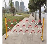 Può estendere le barriere mobili, Retractable Espandable Traffic Barricade Recinzione Barrier 1,2 m x (1-5) m Multicolor(Red,1,2 x 3 m)