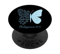 Può fare tutte le cose attraverso Cristo che mi rafforza PopSockets PopGrip Adesivo